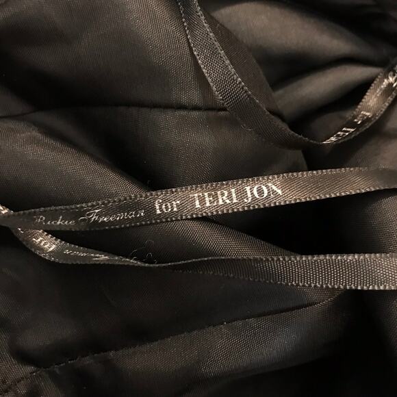 Vintage Rickie Freeman for Teri Jon velvet polka dot skirt - Picture 3 of 10